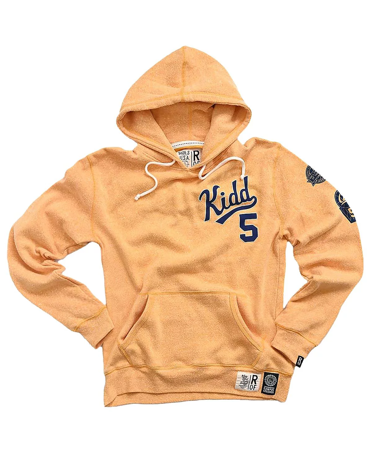 Мужская толстовка-пуловер с трехслойным рисунком от Roots of Fight от Jason Kidd Gold Cal Bears Name Number