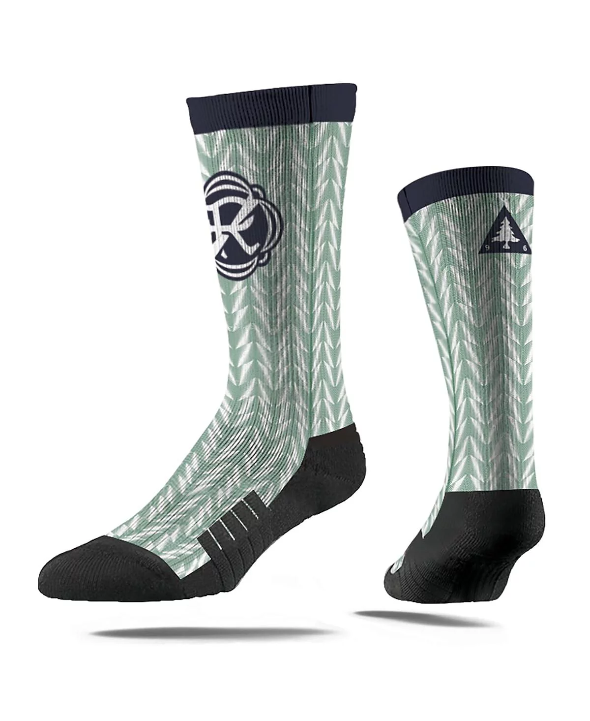 Мужские и женские носки Strideline New England Revolution 2025 из джерси на крючках премиум-класса Crew Socks