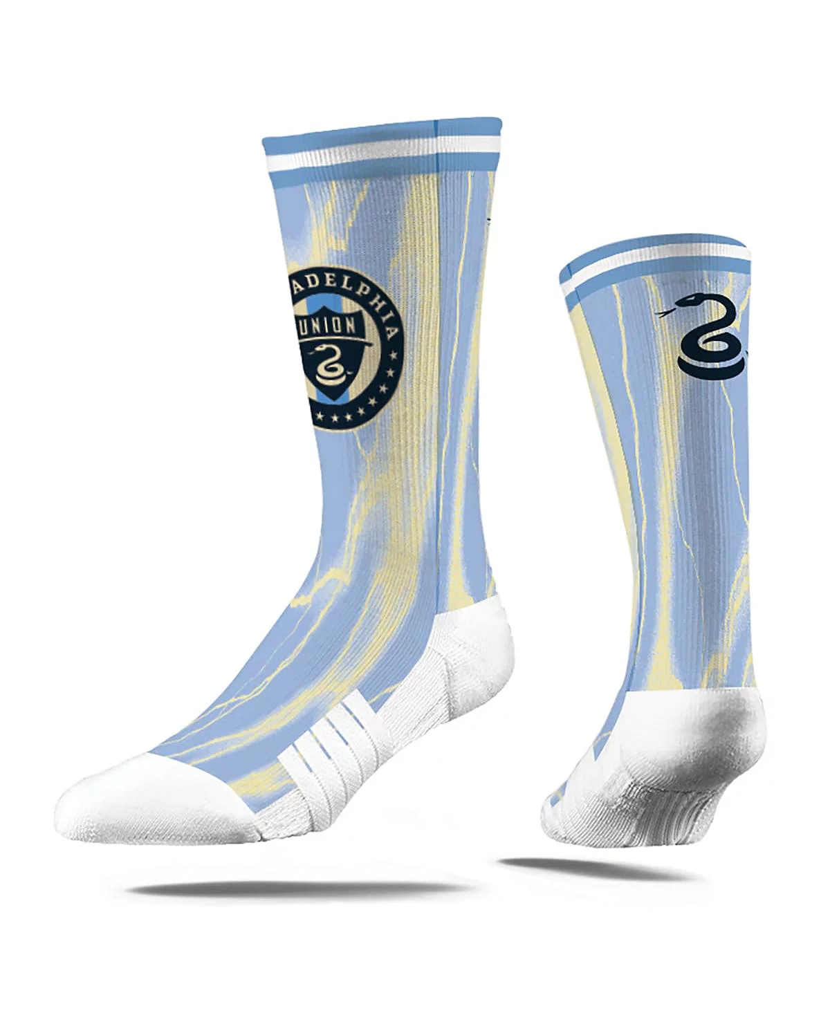 Мужские и женские носки премиум-класса Strideline от Philadelphia Union 2025 из джерси на крючках Strideline