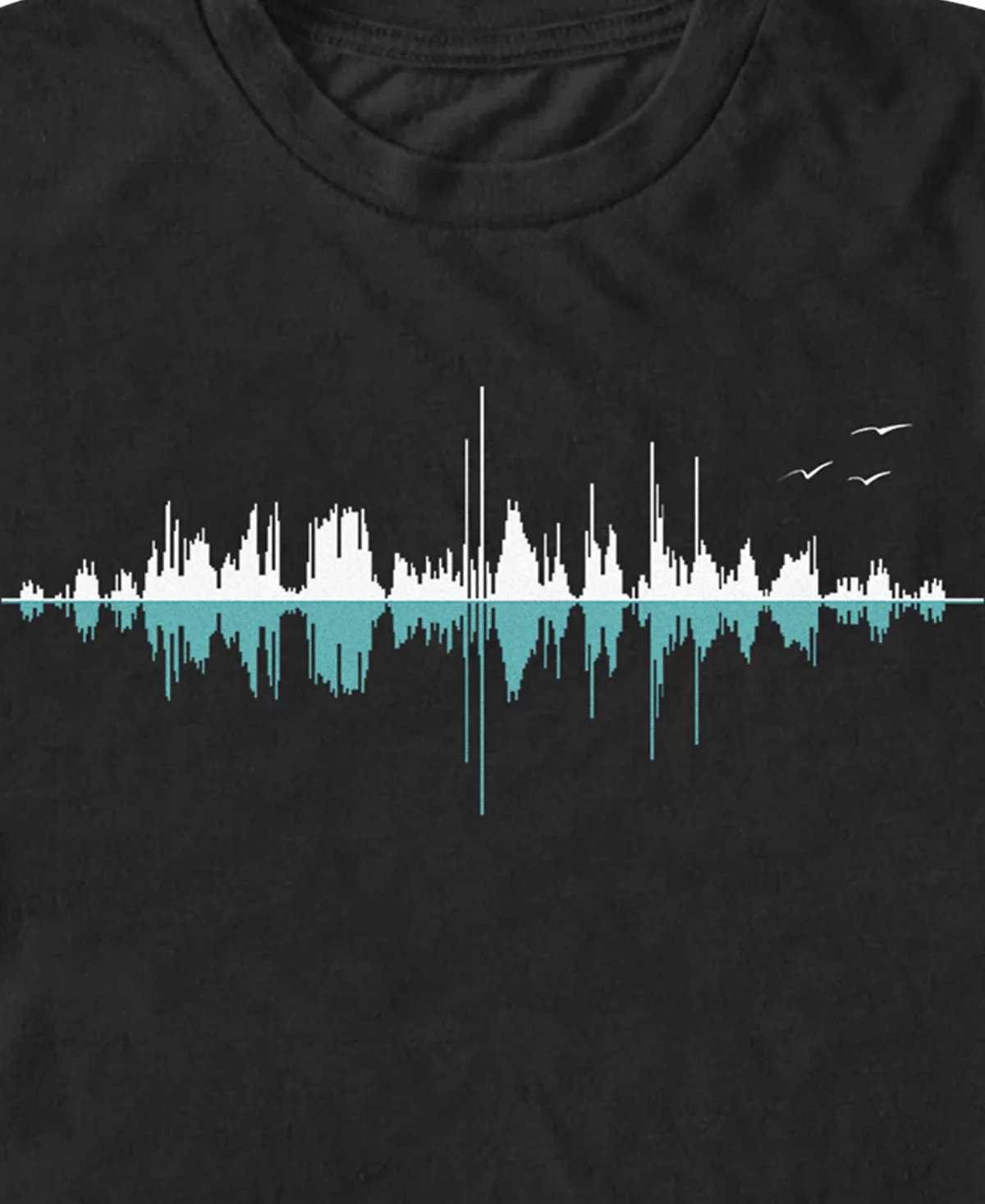 Мужская футболка Music City с четким графическим рисунком и коротким рукавом Design By Humans 4790₽