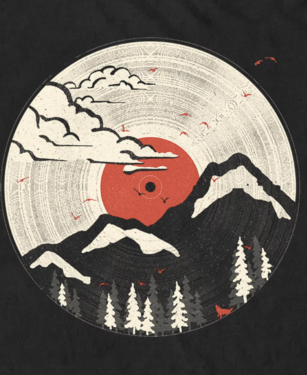 Мужская футболка с коротким рукавом MTN LP от Design By Humans 4790₽