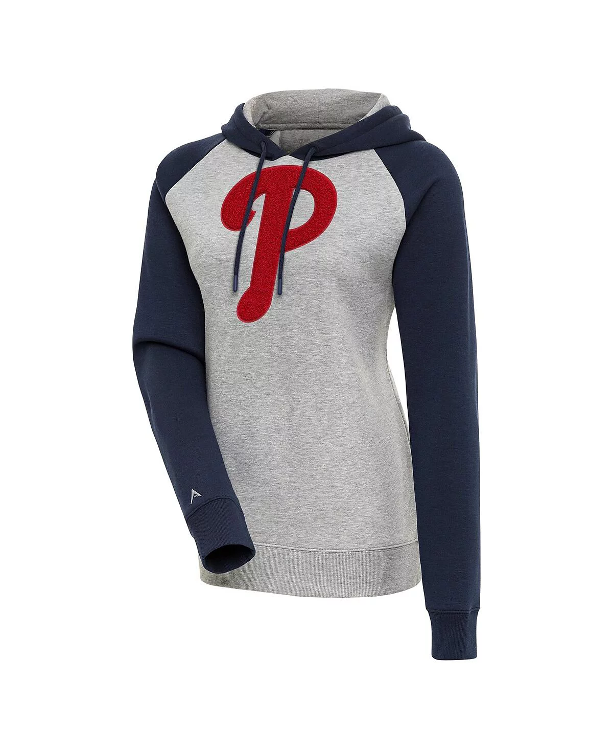 Антигуа женские вереска серыйтемно-Филадельфия Филлис Победы рукав реглан пуловер толстовка с капюшоном 21490₽