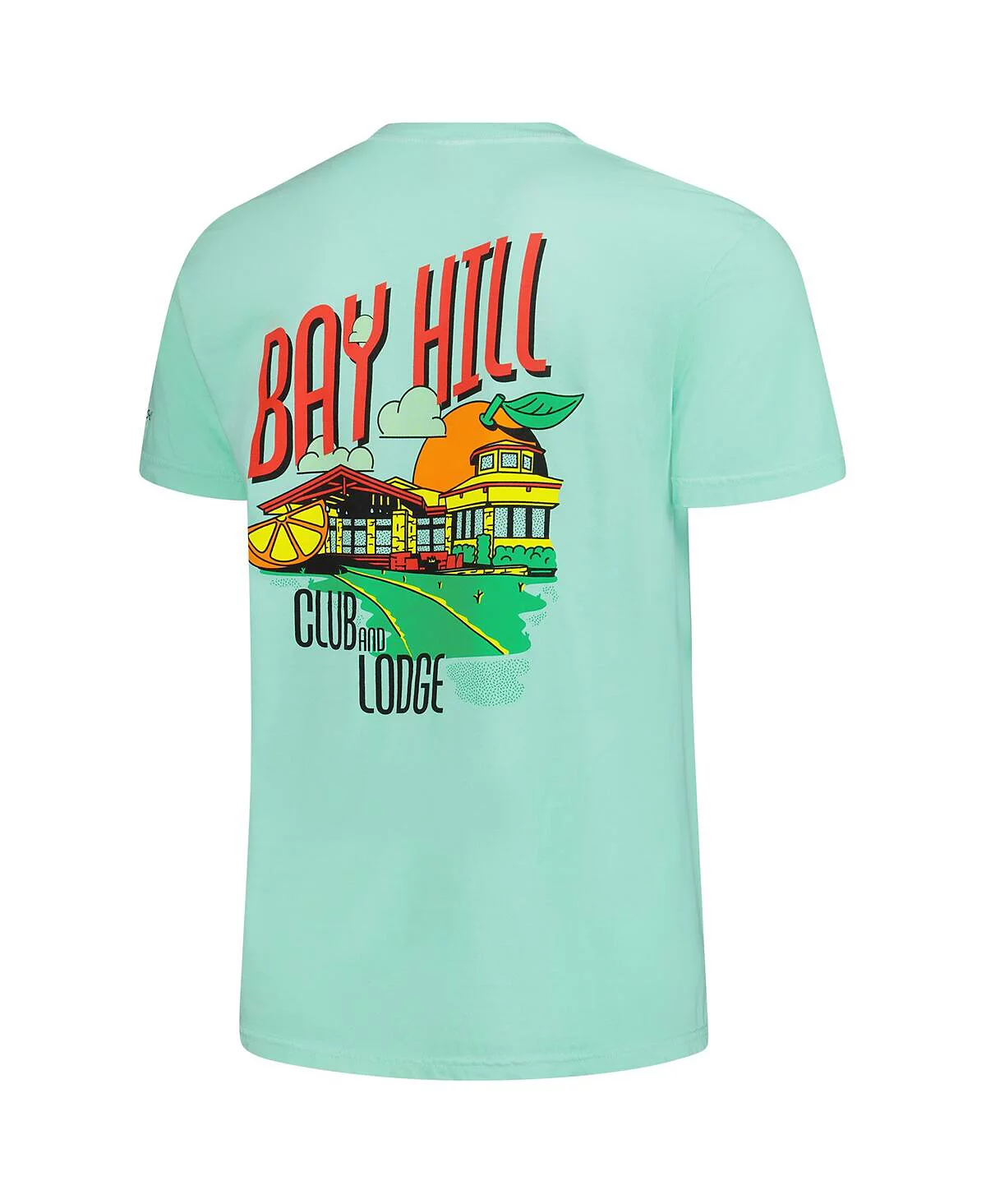 Мужская мятная футболка Arnold Palmer Invitational Bay Hill Club Lodge с барным стулом для гольфа