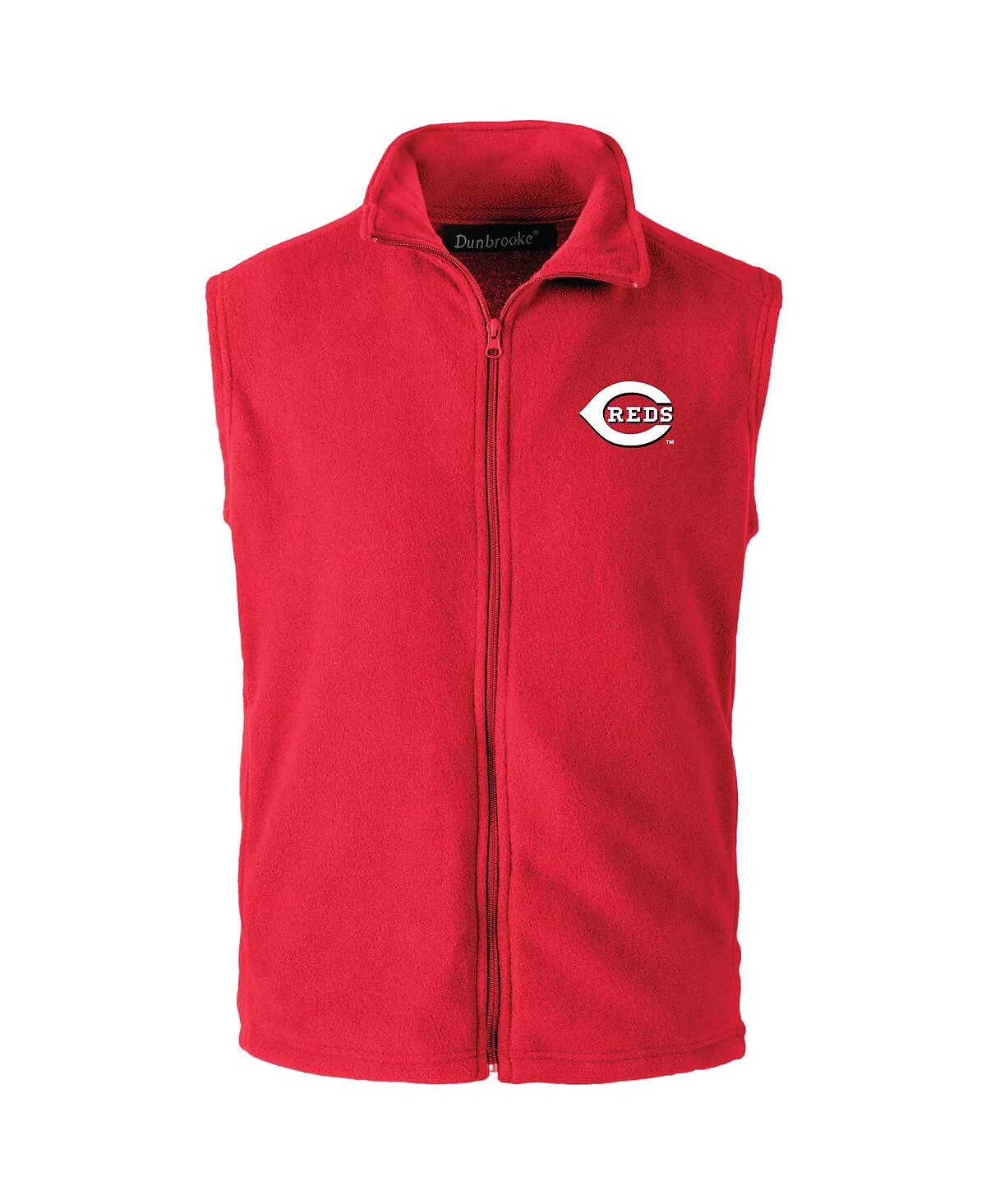 Мужской красный жилет Dunbrooke Cincinnati Reds на молнии