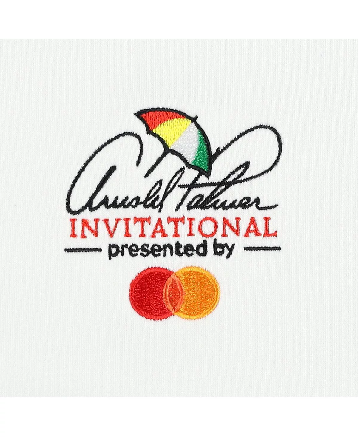 Мужская белая толстовка FootJoy Arnold Palmer Invitational с легким пуловером и капюшоном