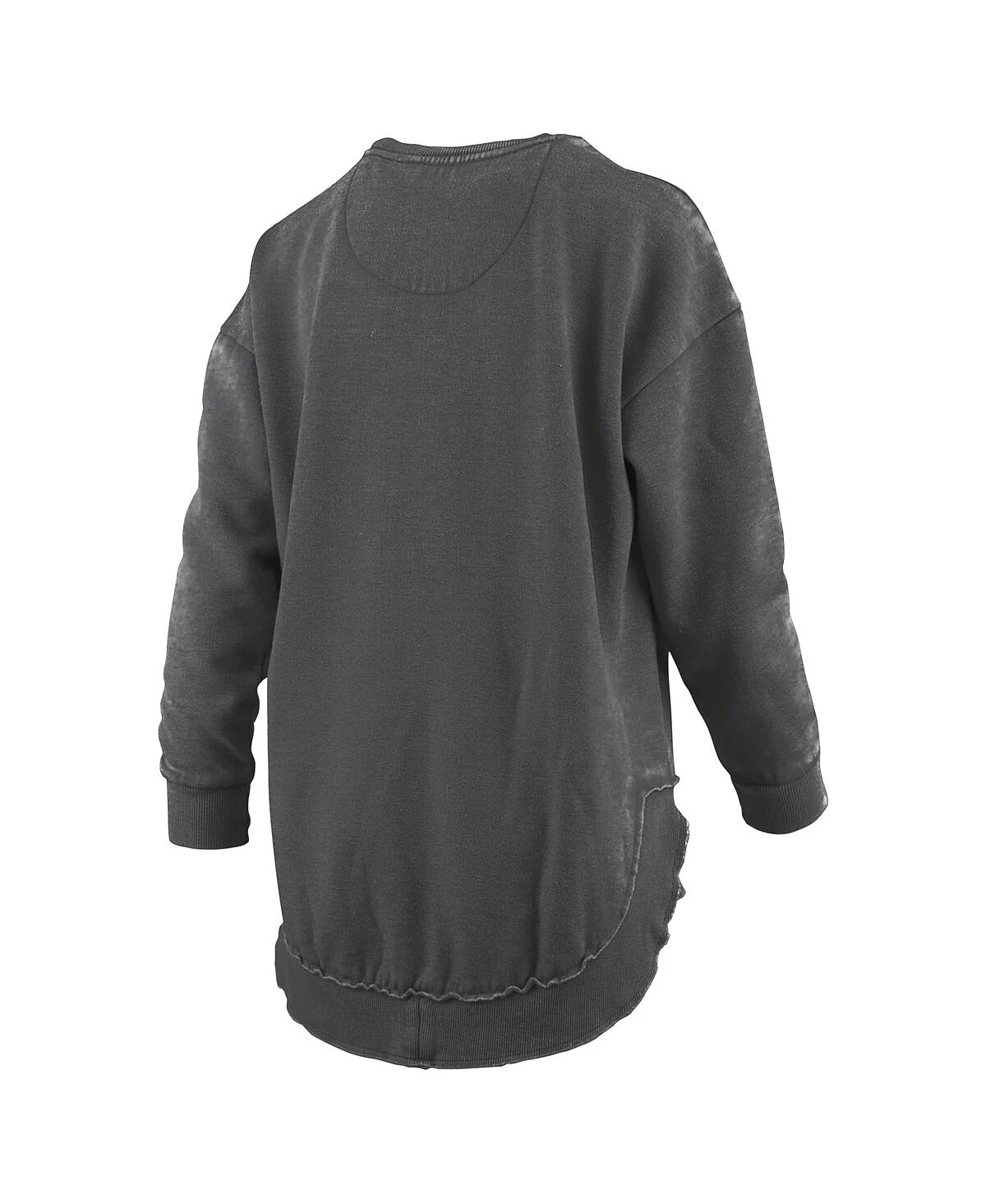 Женское черное пончо из меланжа Arkansas Razorbacks, винтажный флисовый пуловер с длинным рукавом, толстовка Pressbox