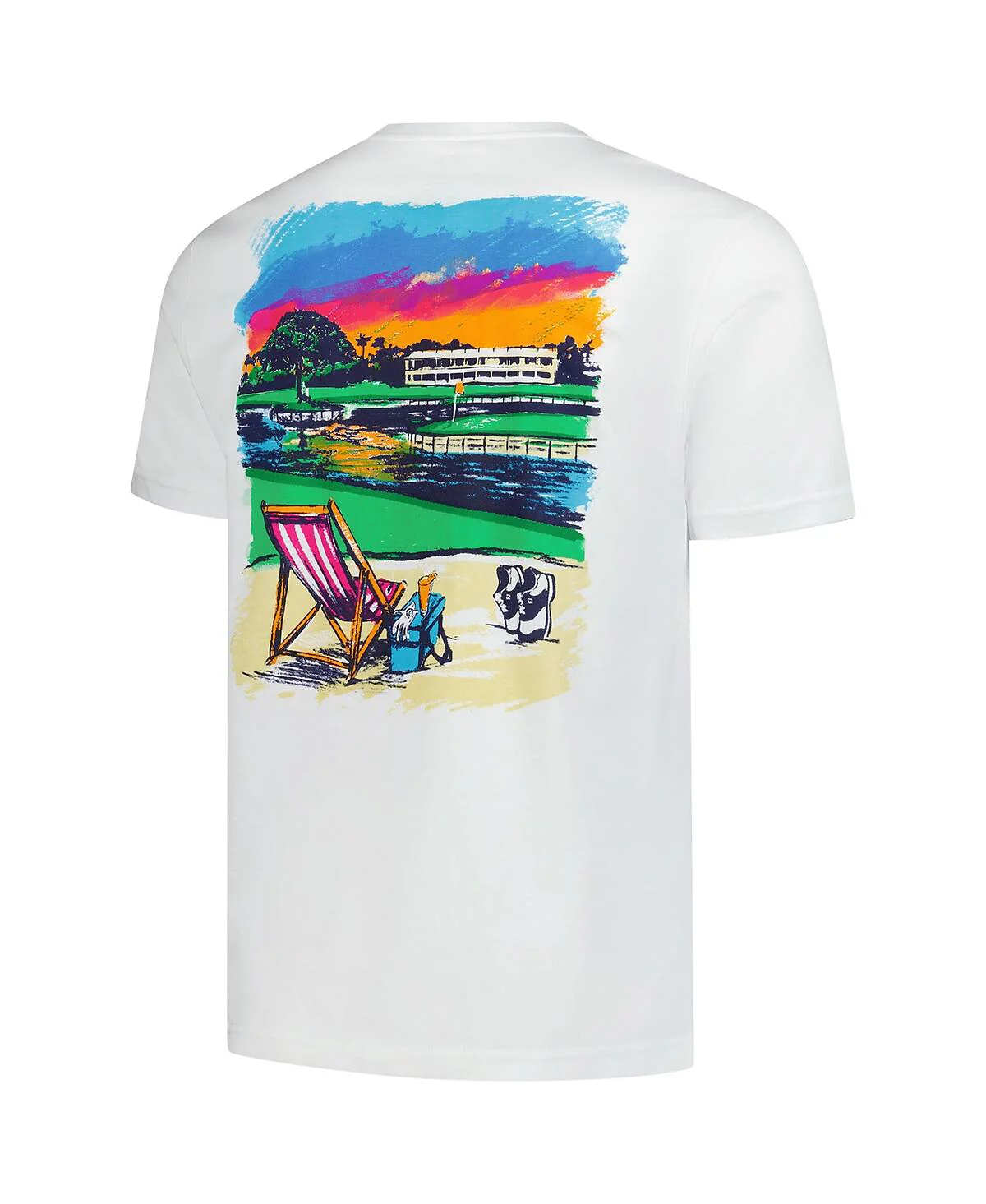 Мужская белая футболка с рисунком THE PLAYERS от FootJoy 9490₽