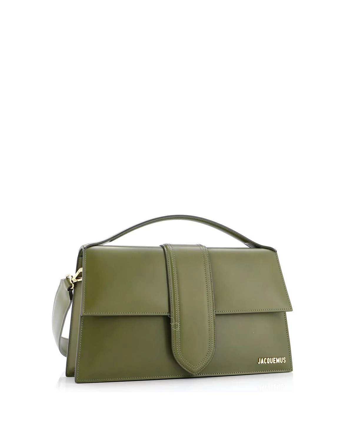 Кожаная сумка с клапаном Jacquemus Le Bambinou, бывшая в употреблении