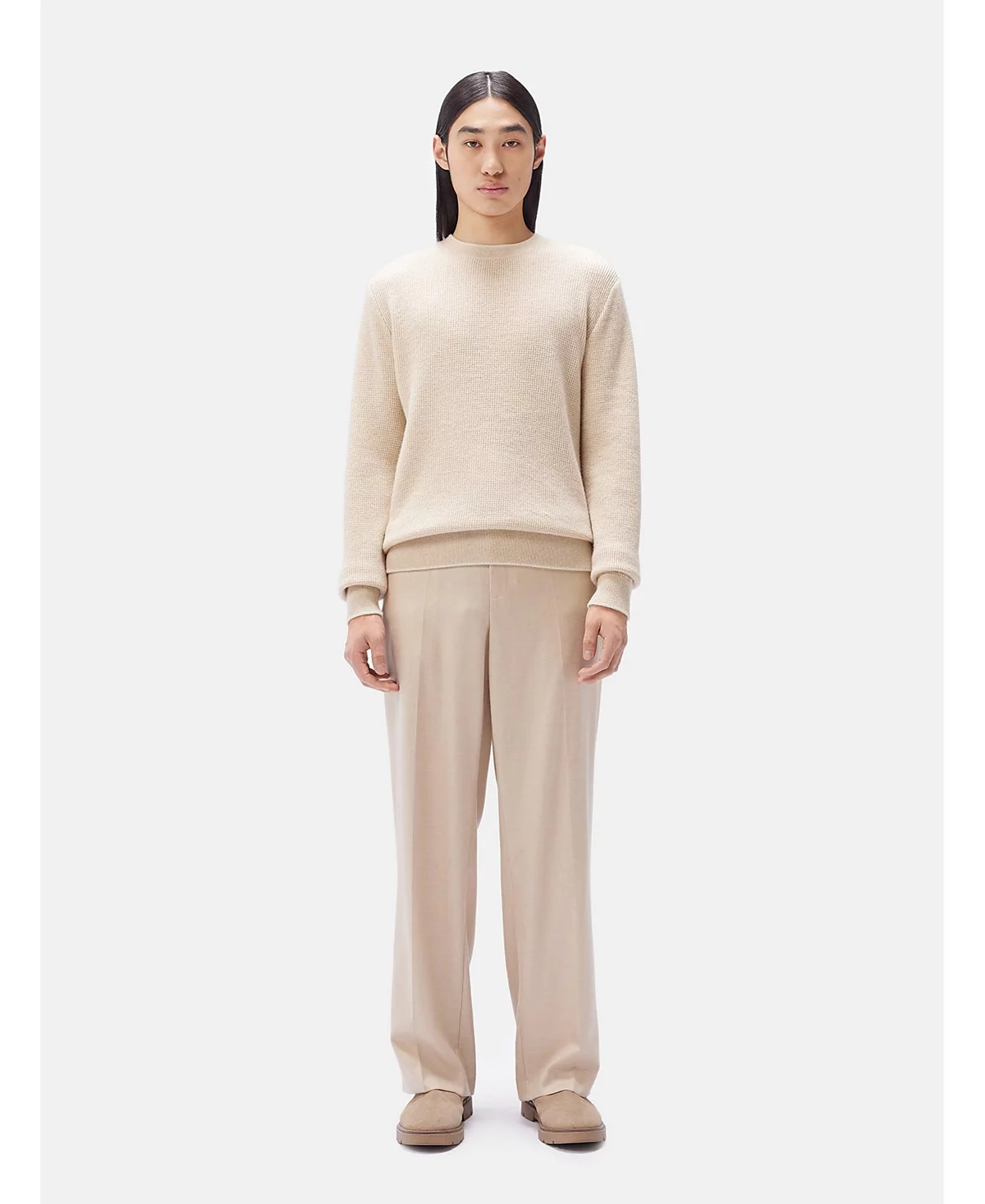 Мужской кашемировый свитер с круглым вырезом из кашемира Gobi Cashmere