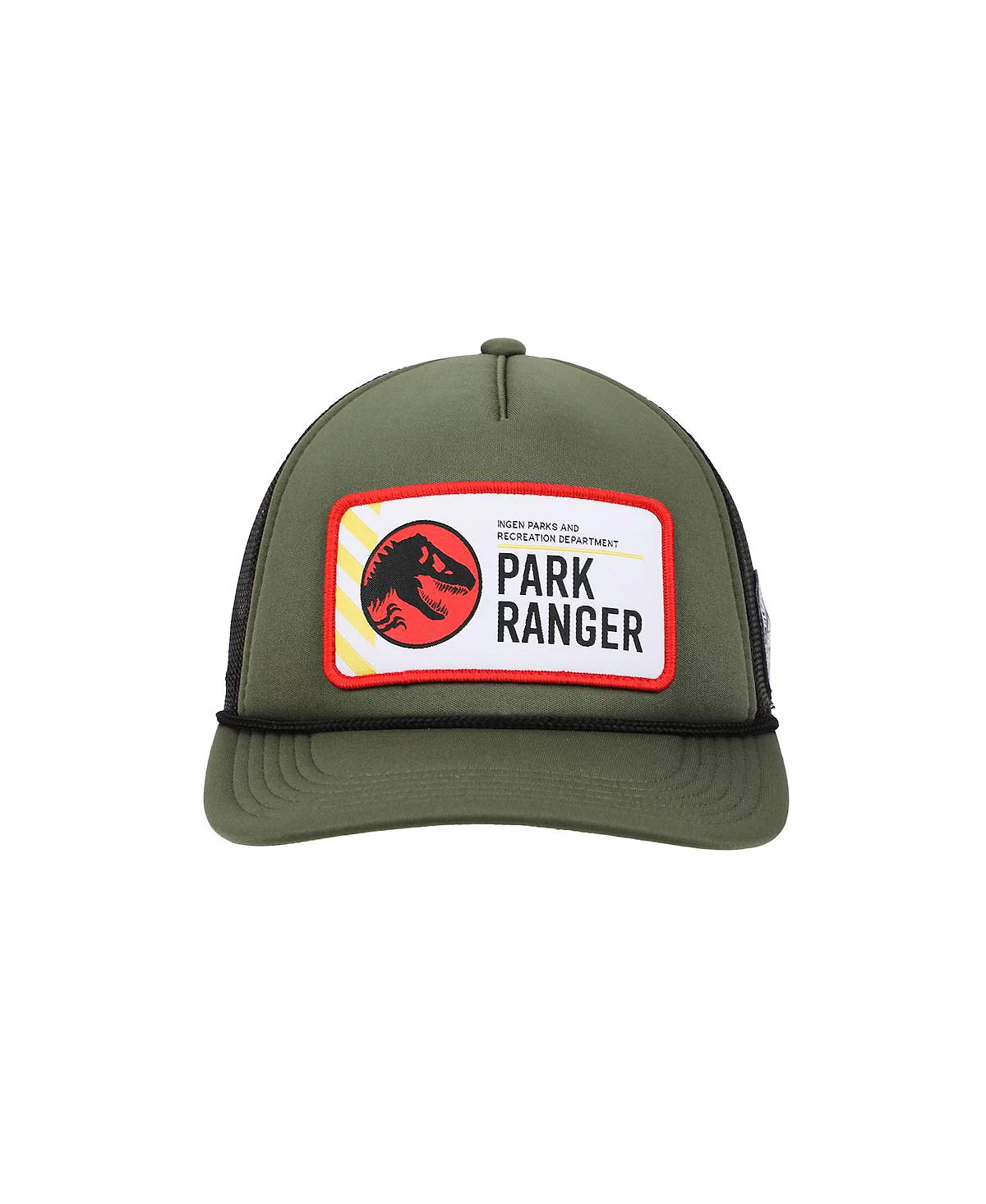 Мужская кепка дальнобойщика из Парка Юрского периода со значком паркового рейнджера оливкового цвета 3590₽
