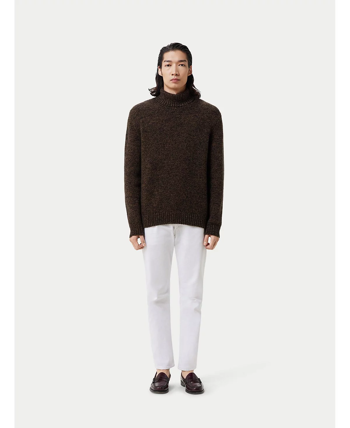 Мужской трикотажный кашемировый свитер из кашемира Gobi Cashmere