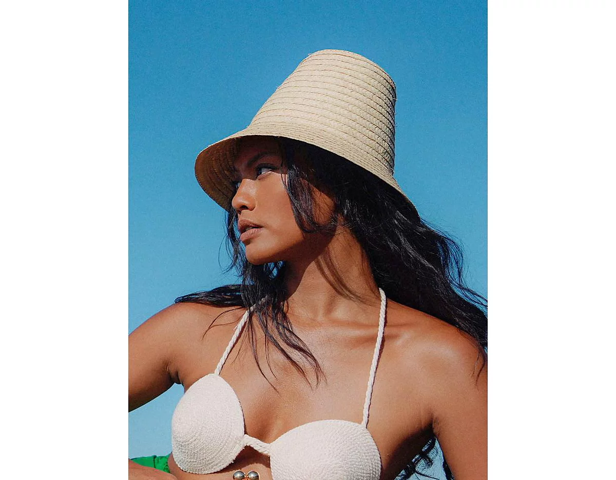 Соломенная шляпа MARGO Palm бежевого цвета 12690₽