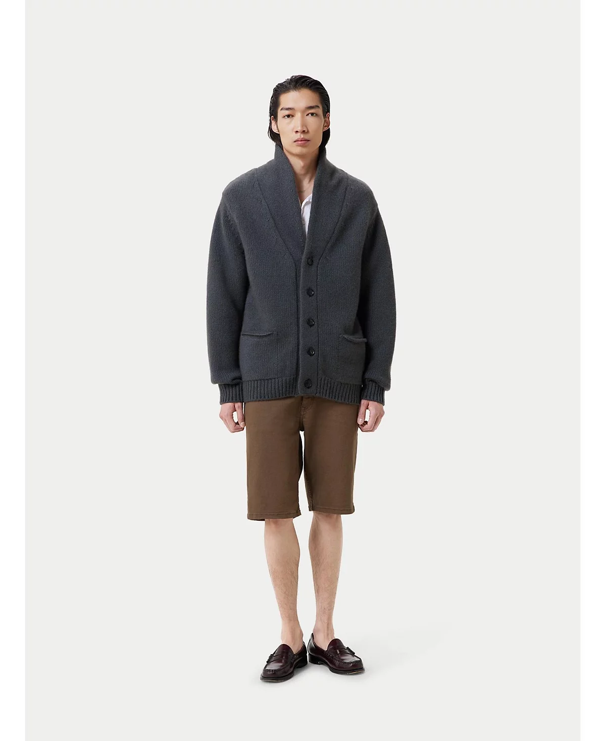 Мужской кашемировый кардиган с шалевым воротником Gobi Cashmere 81790₽