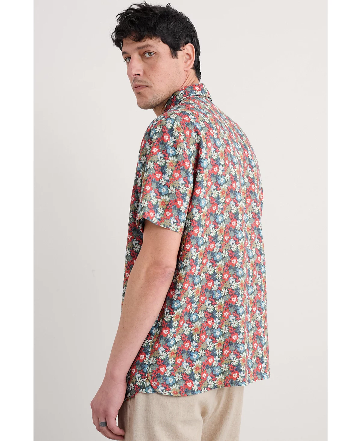 Мужская рубашка с коротким рукавом Seasalt Cornwall Blue Heron от Seasalt Cornwall