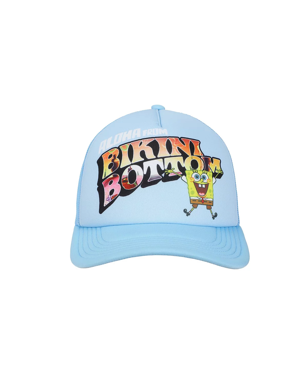 Губка Боб Квадратные штаны в мужском бикини-боттом, синяя шляпа дальнобойщика