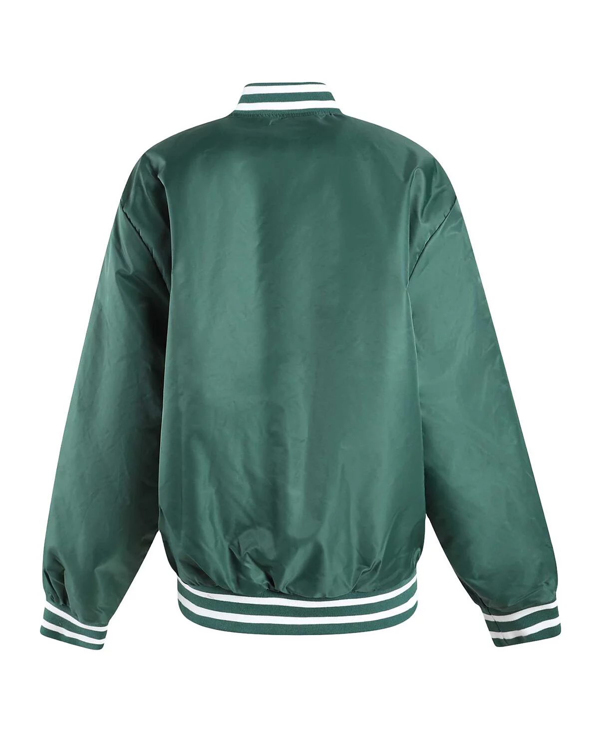 Женская зеленая спортивная куртка Hype and Vice Michigan State Spartans A-Game Varsity с полной застежкой