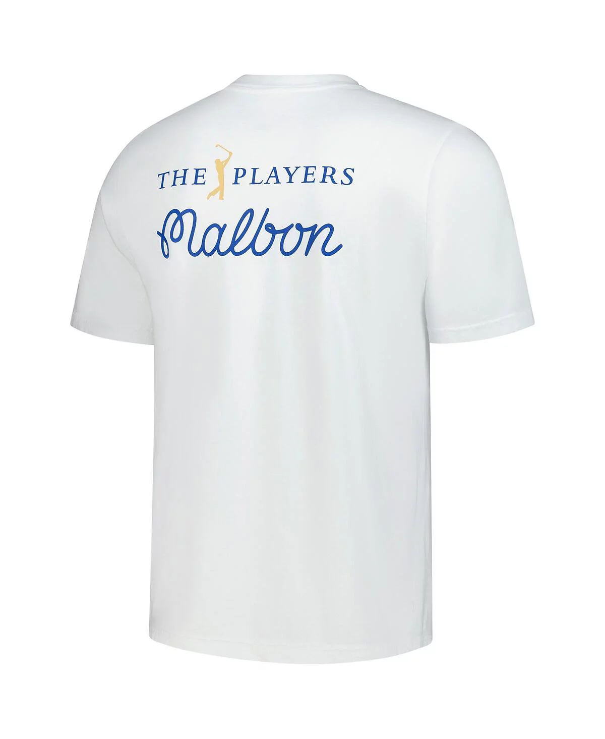 Мужская белая футболка THE PLAYERS от Malbon Golf