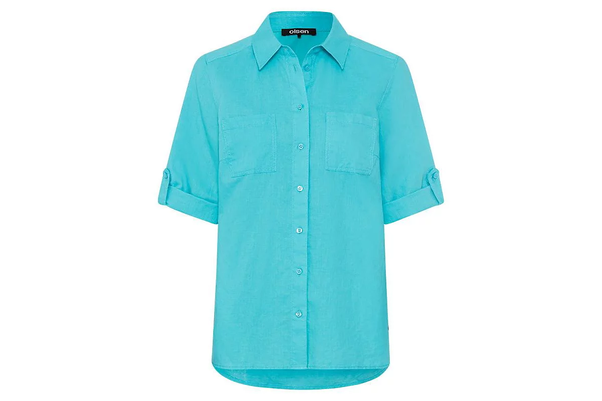 Женская рубашка с закатанными рукавами Olsen 32190₽