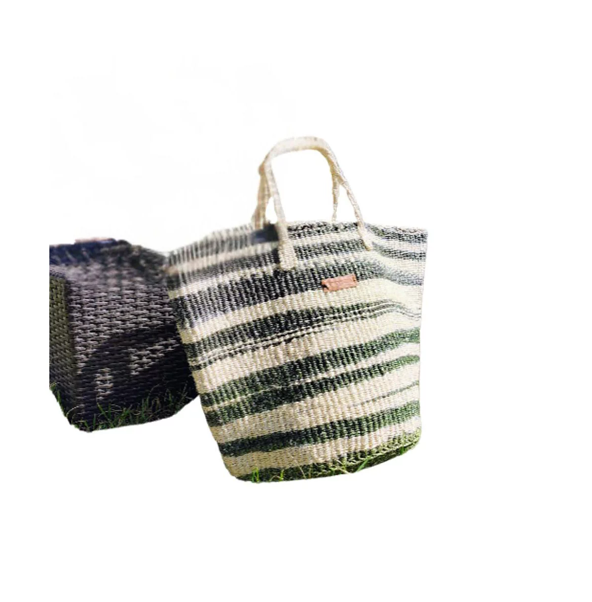 Целебная сумка-корзинка из сизаля ручной работы