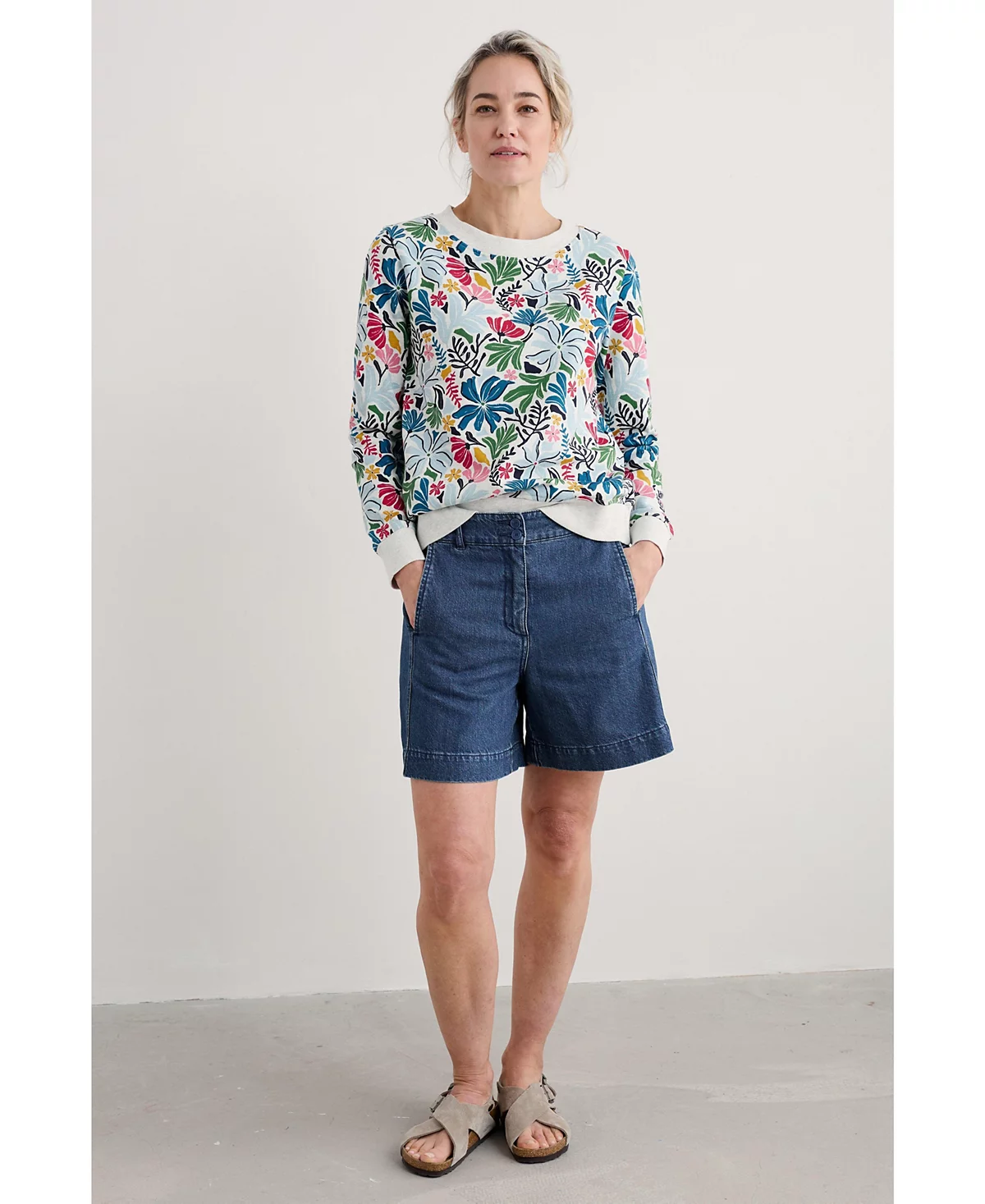 Женская яркая волнистая толстовка из морской соли Cornwall