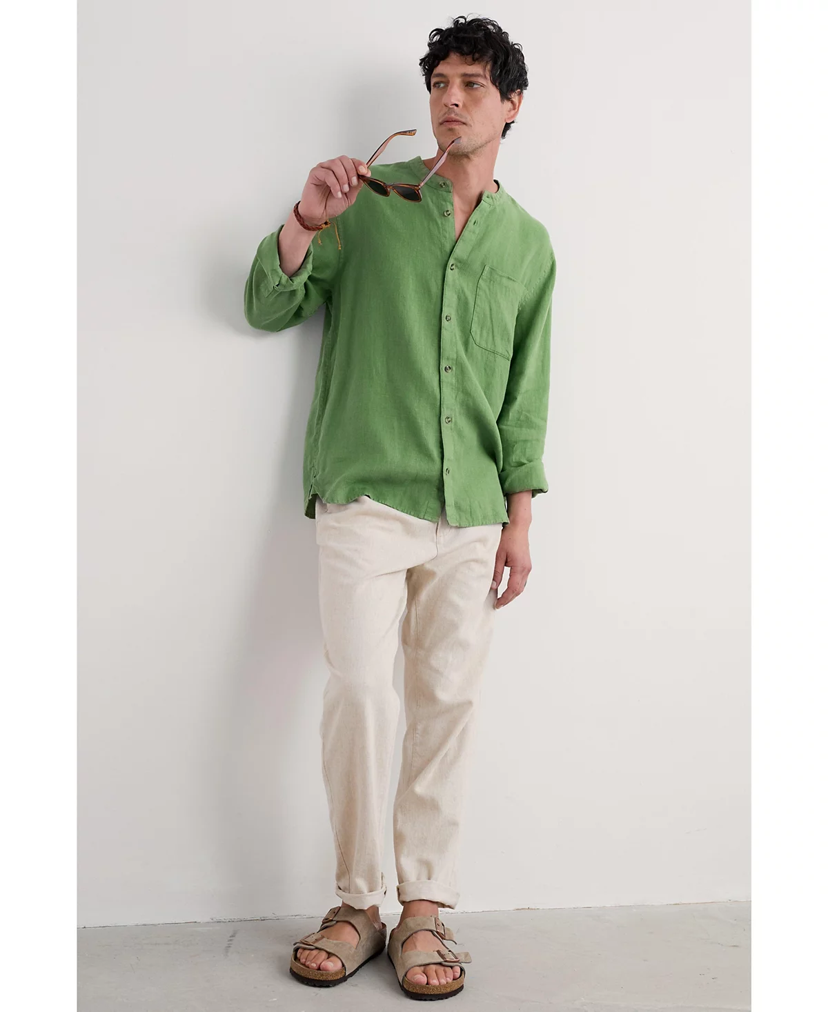 Мужская рубашка Porlock из морской соли Корнуолла