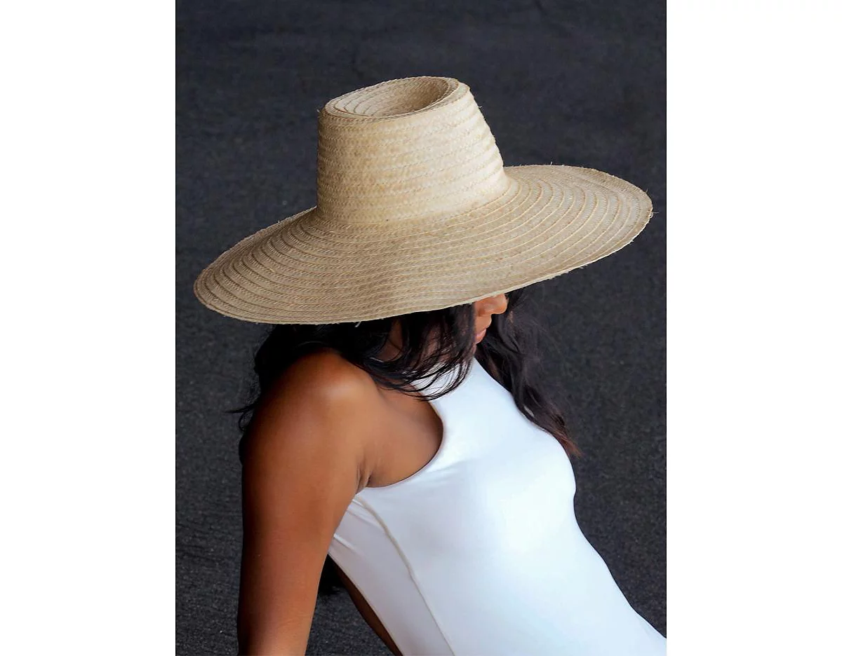 Соломенные шляпы RIANNA Palm натурального бежевого цвета 13590₽