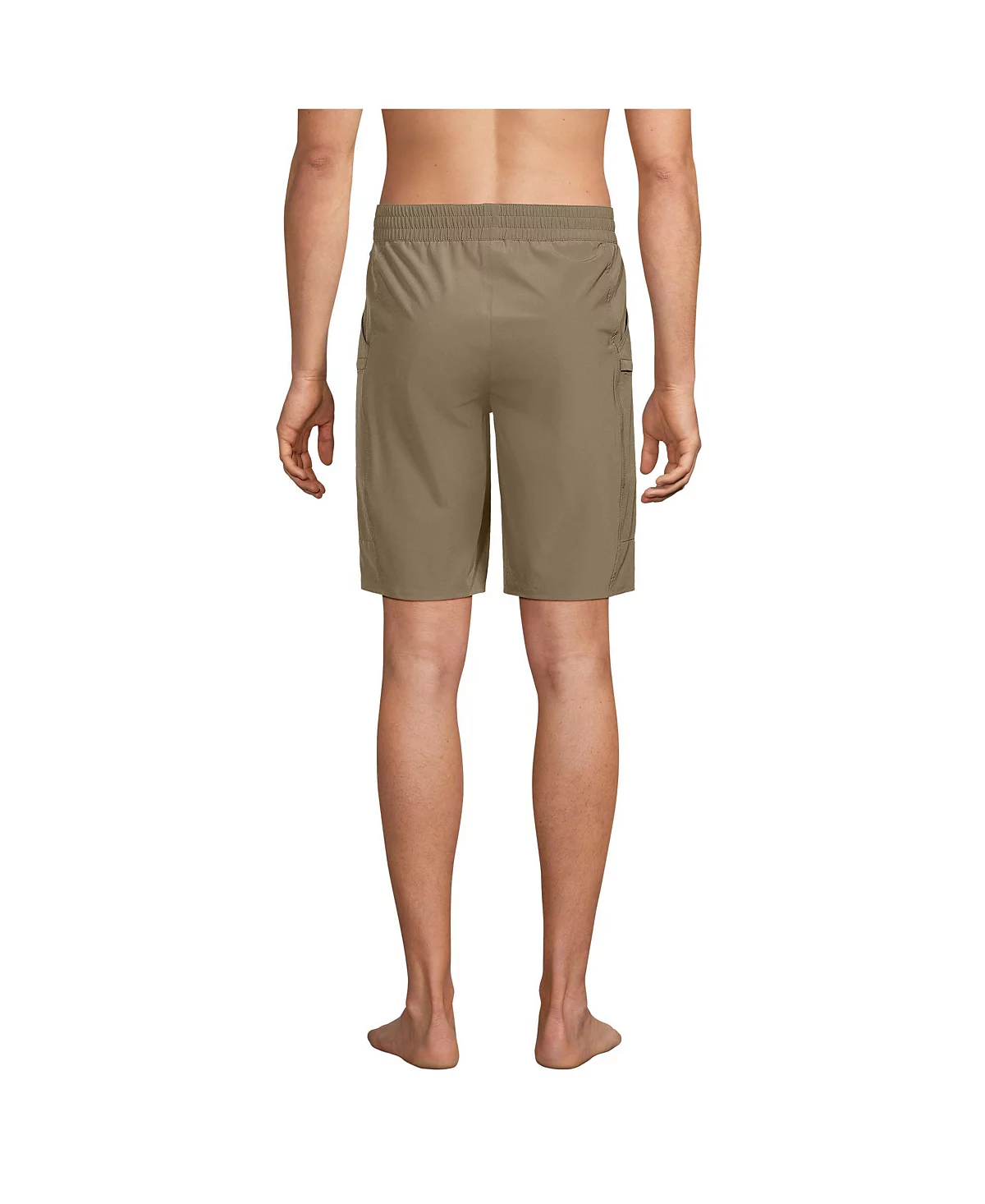 Мужские 9-дюймовые упаковываемые шорты-карго для плавания Lands End 15190₽