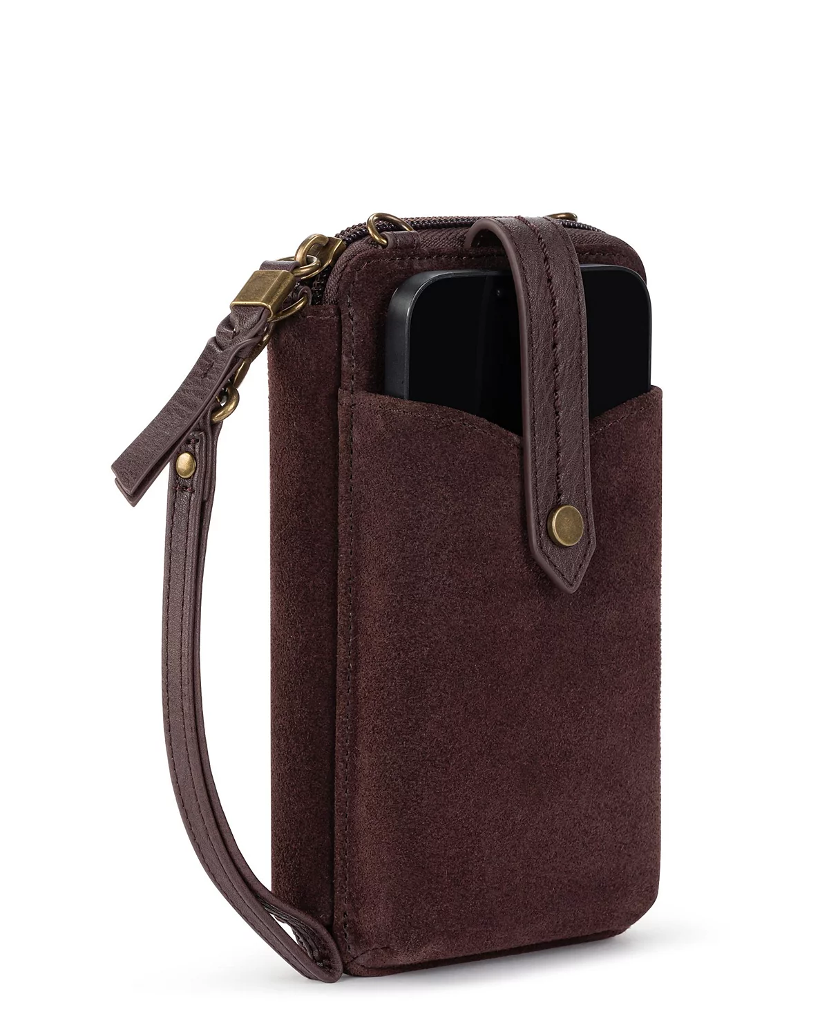 Женская сумка через плечо для смартфона Sak из кожи Silverlake с откидным верхом 10190₽