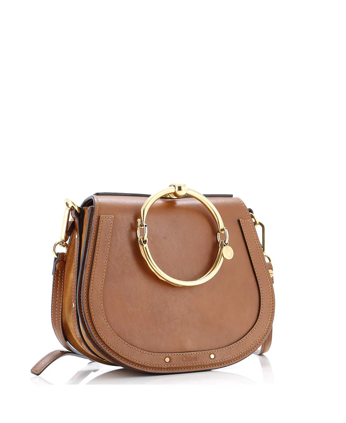 Кожаная сумка через плечо Chloe Medium Nile бывшая в употреблении 144790₽