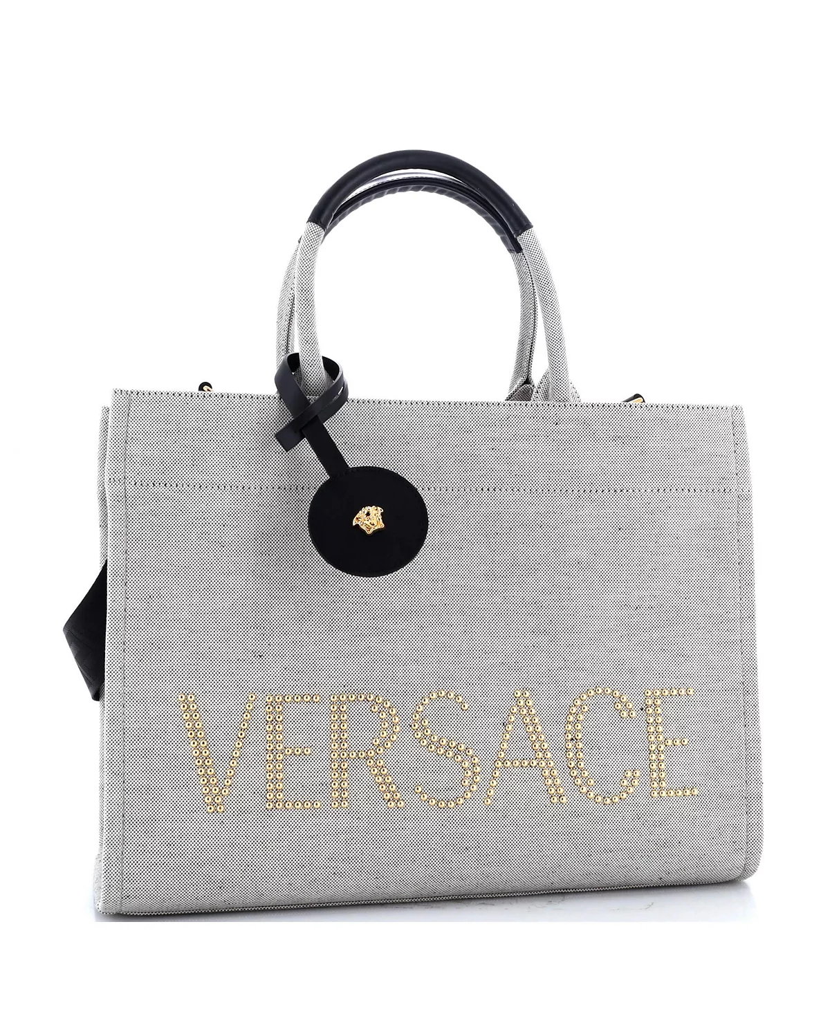 Большая холщовая сумка La Medusa от Versace, бывшая в употреблении