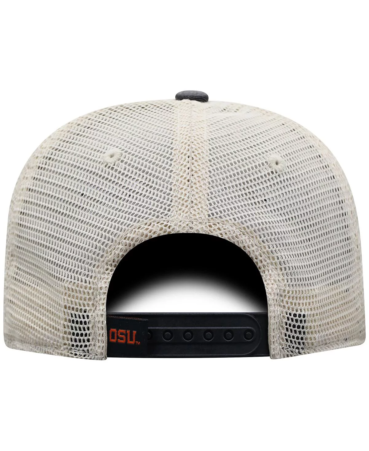 Мужская двухцветная шляпа Top of the World черная натуральная от Oregon State Beavers для бездорожья с регулируемой посадкой 4790₽