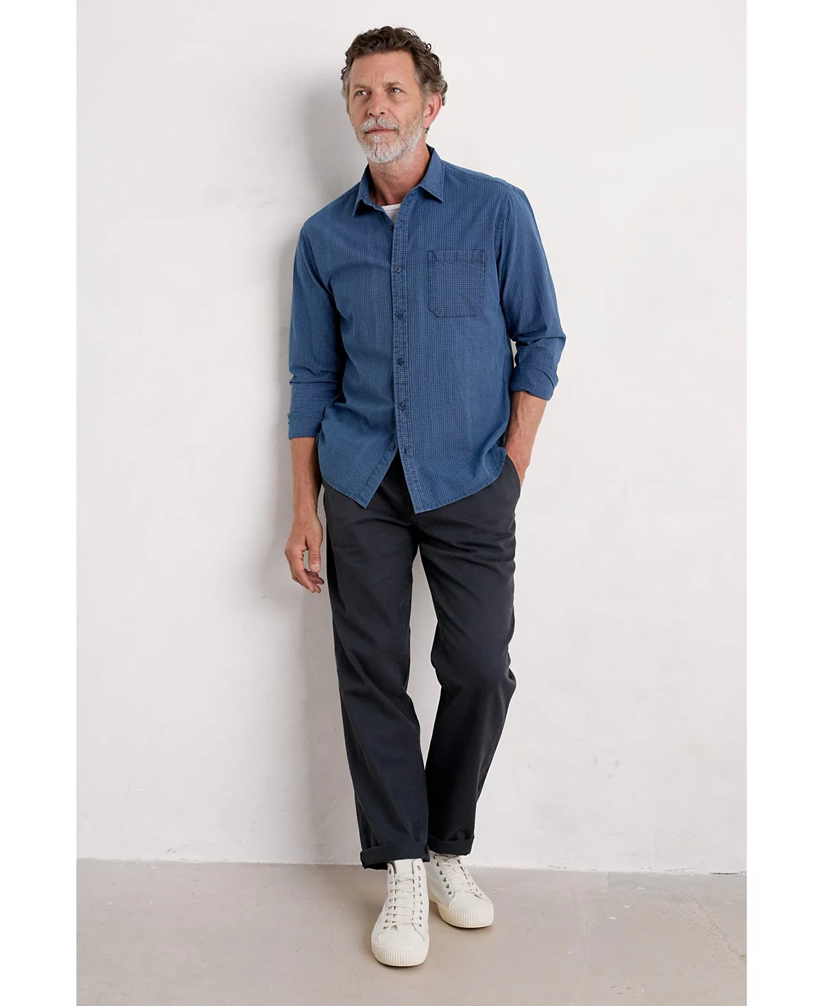 Мужские брюки рулевого из морской соли Корнуолла