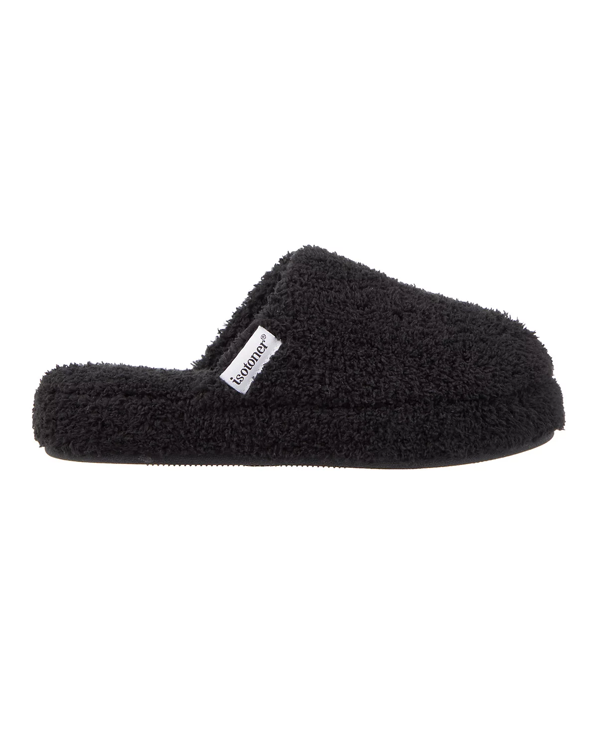 Фирменные женские уютные плюшевые тапочки Joey Clog из махровой вязки Isotoner Signature