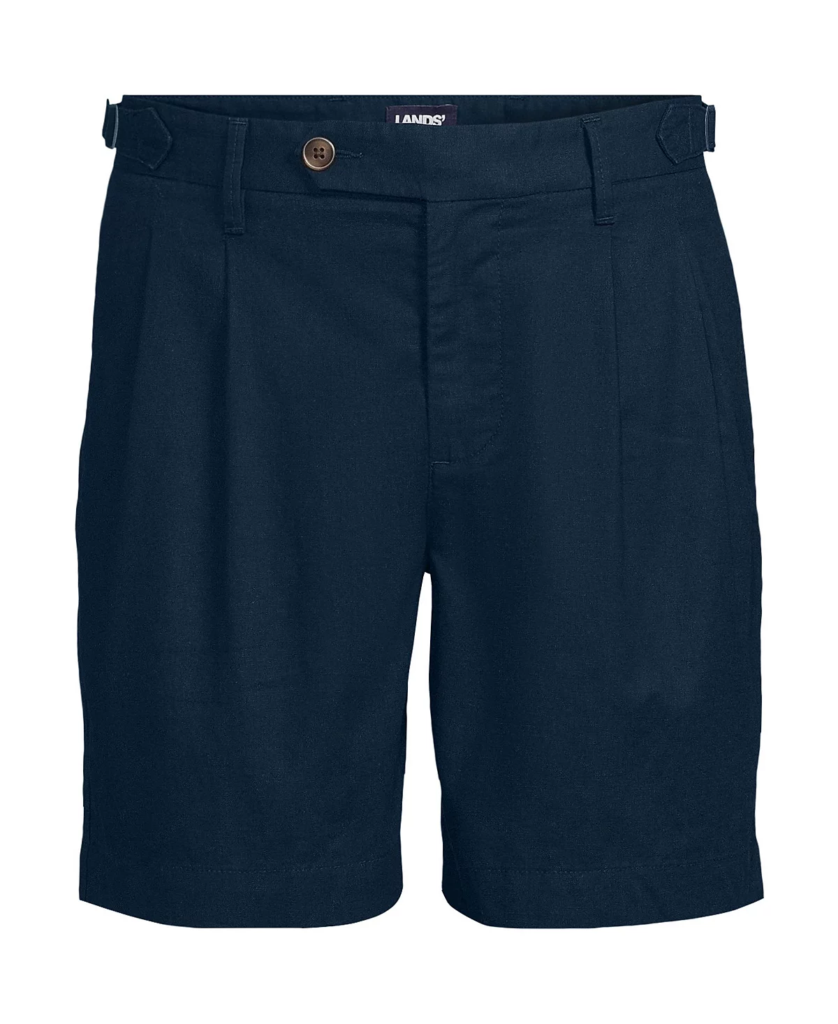 Мужские 7-дюймовые льняные хлопковые шорты Lands End для курорта 13290₽
