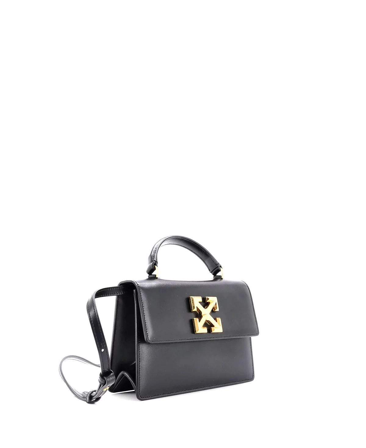 Бывшая в употреблении белоснежная кожаная сумка Jitney 1.4