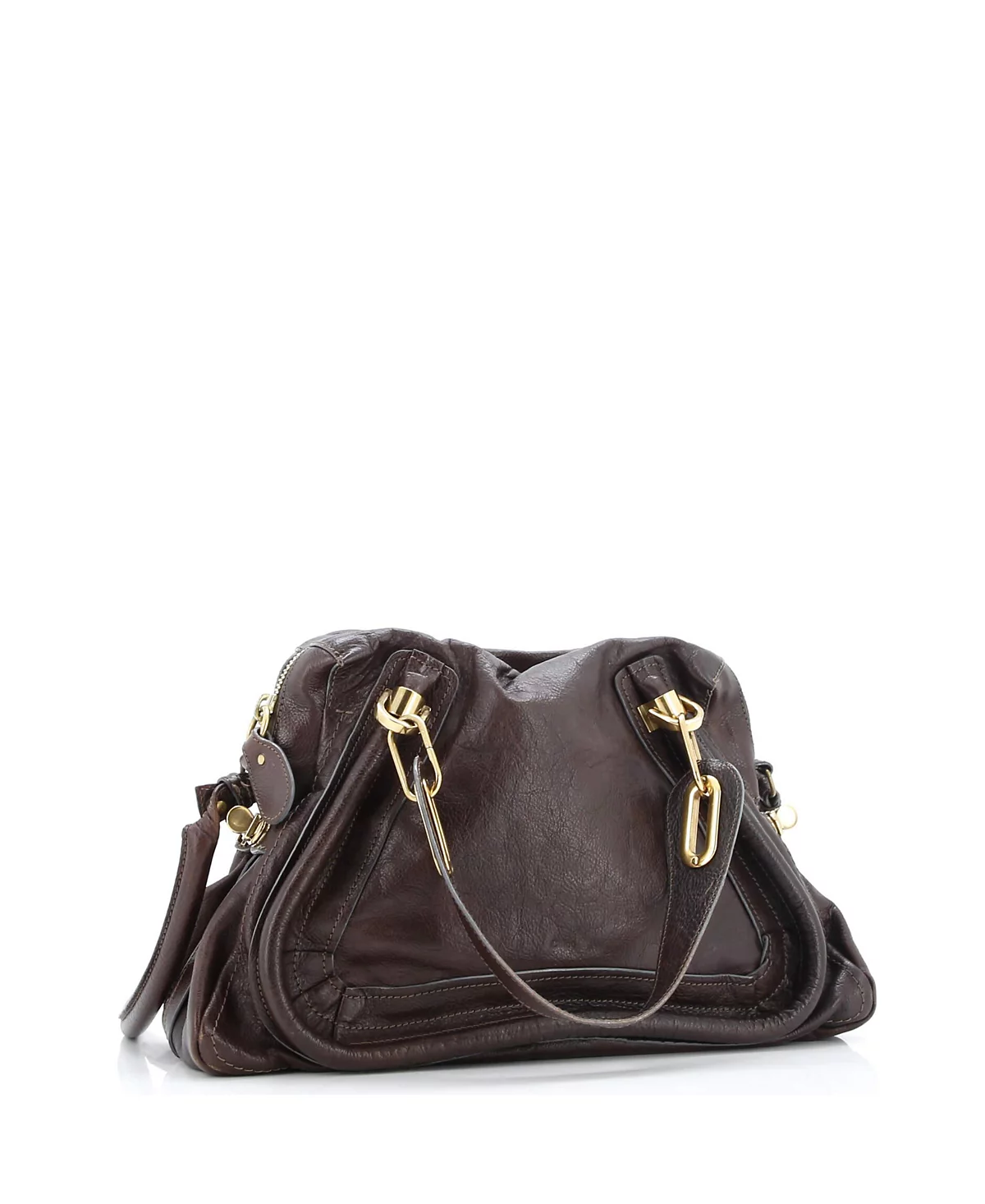 Кожаная сумка Chloe Medium Paraty с верхней ручкой бывшая в употреблении 125090₽