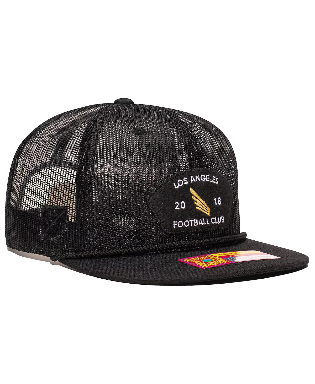 Мужская черная шляпа-бейсболка Fan Ink от LAFC Beach Bum Snapback
