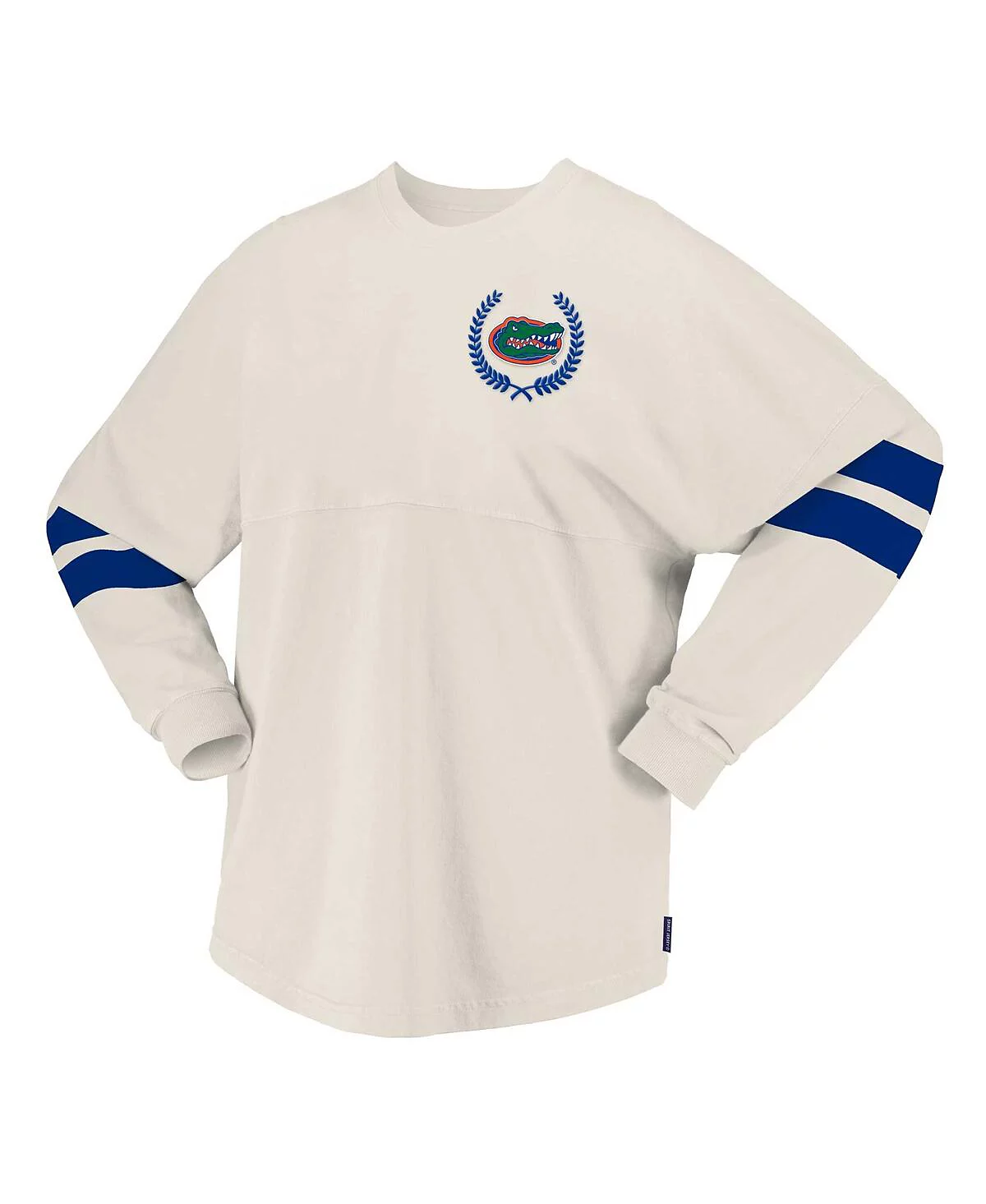 Женская кремовая футболка оверсайз Florida Gators из трикотажа Spirit Jersey 16190₽