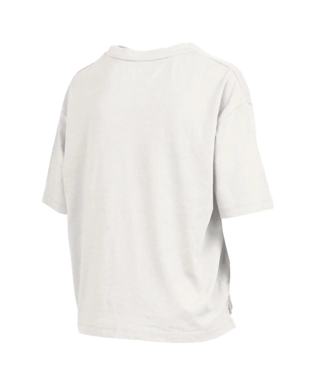 Женская белая футболка Tennessee Volunteers Nelson Arch с логотипом Pressbox длиной до талии в стиле оверсайз Slub 8590₽