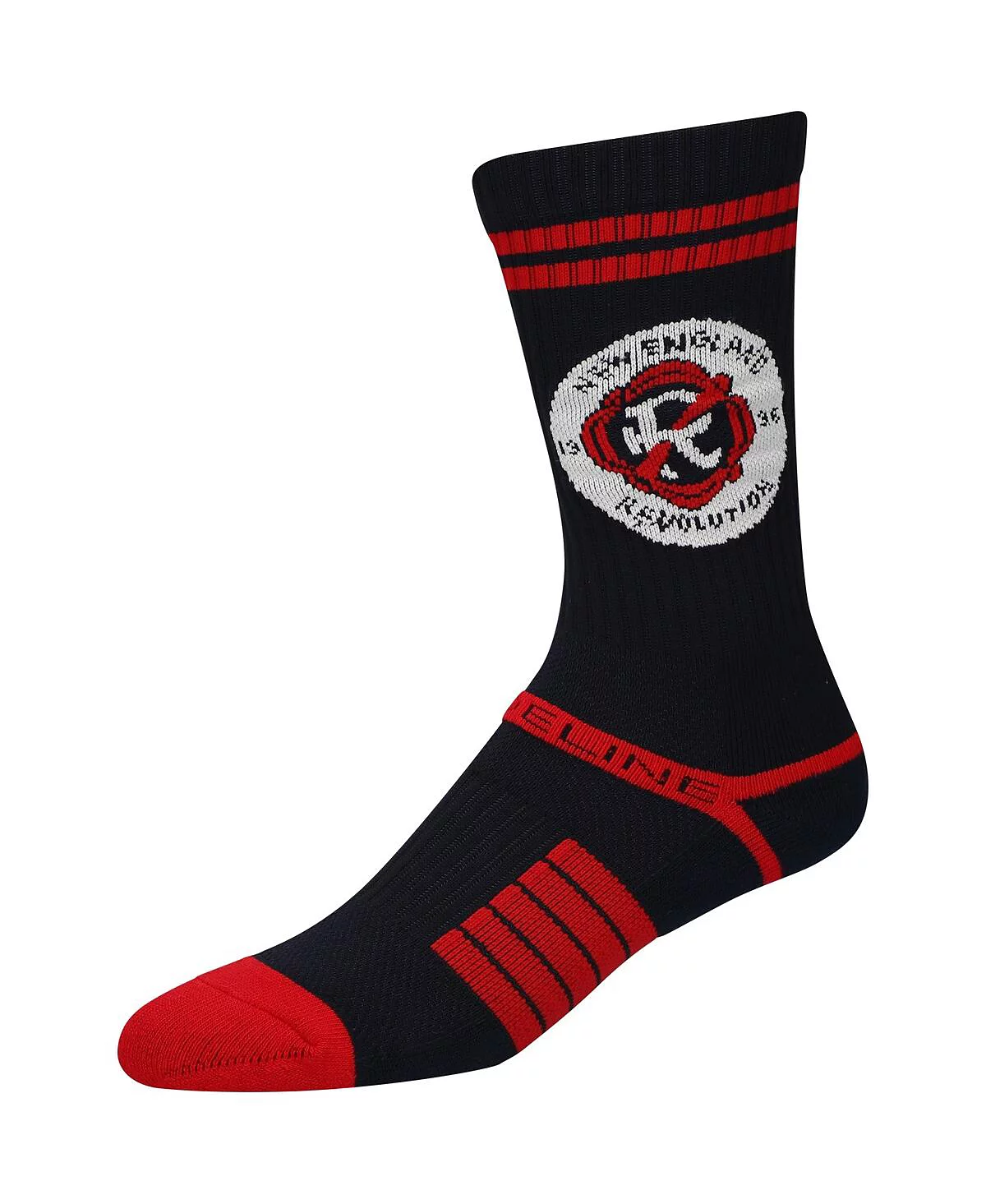 Набор мужских носков Strideline New England Revolution Premium из 3-х упаковок для вязания в стиле Crew