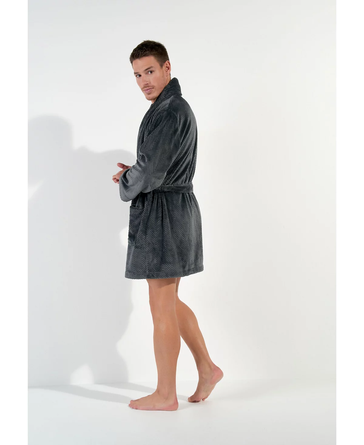 Короткий мужской халат HOM USA Everest 24690₽