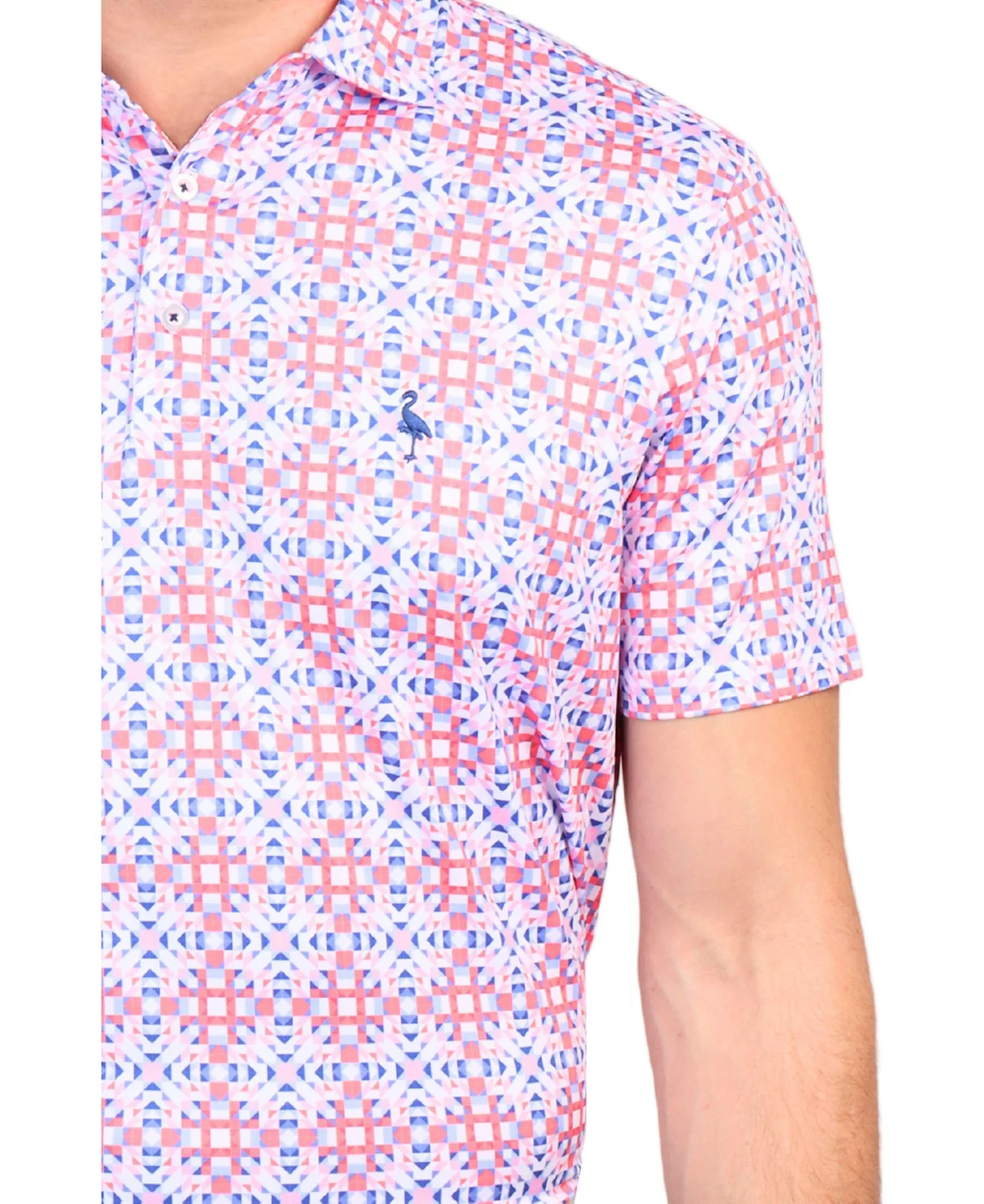 Мужское спортивное поло с принтом Калейдоскоп от Tailorbyrd 7590₽