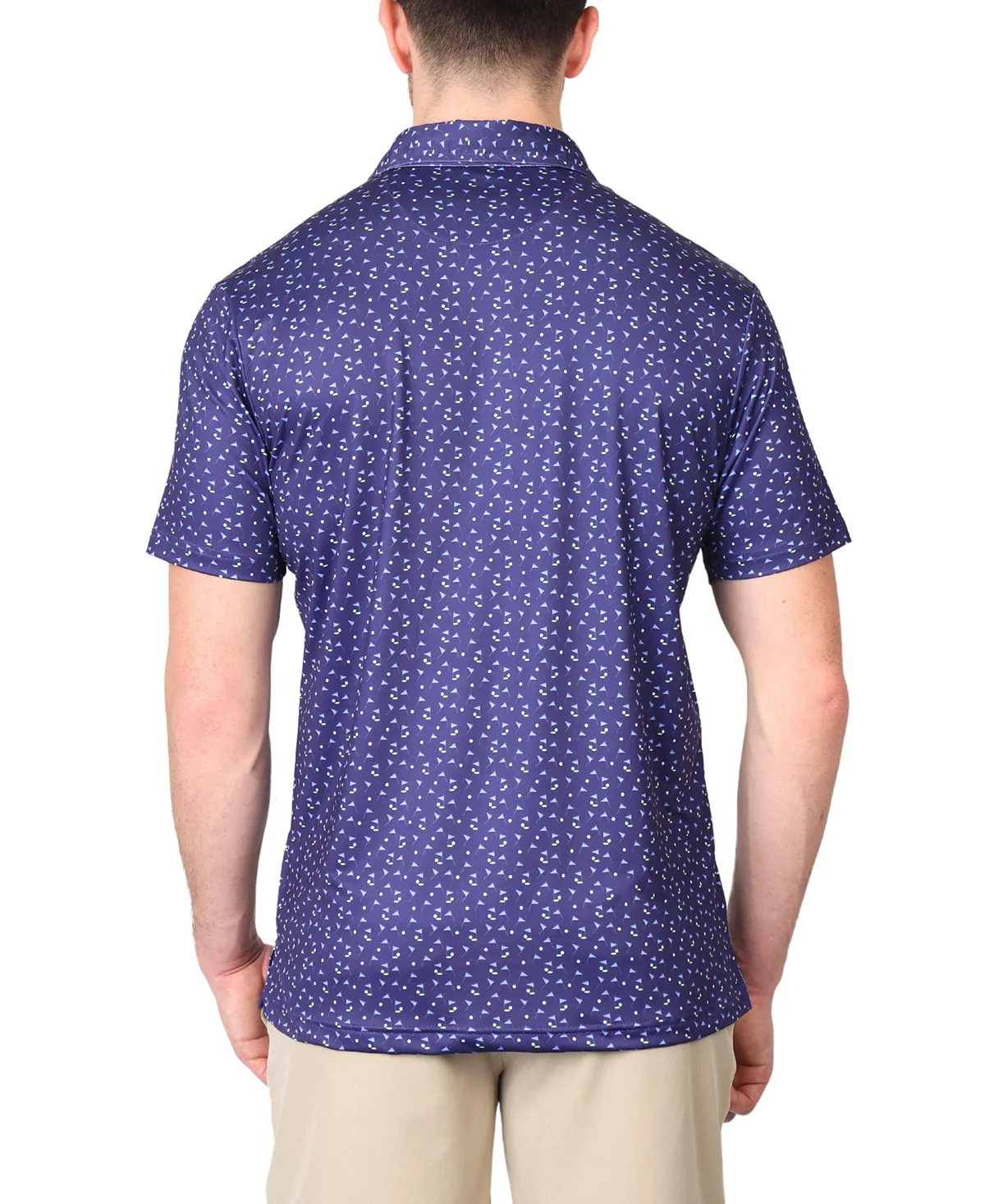 Мужское спортивное поло Tailorbyrd с принтом в виде флажков на булавках 7590₽