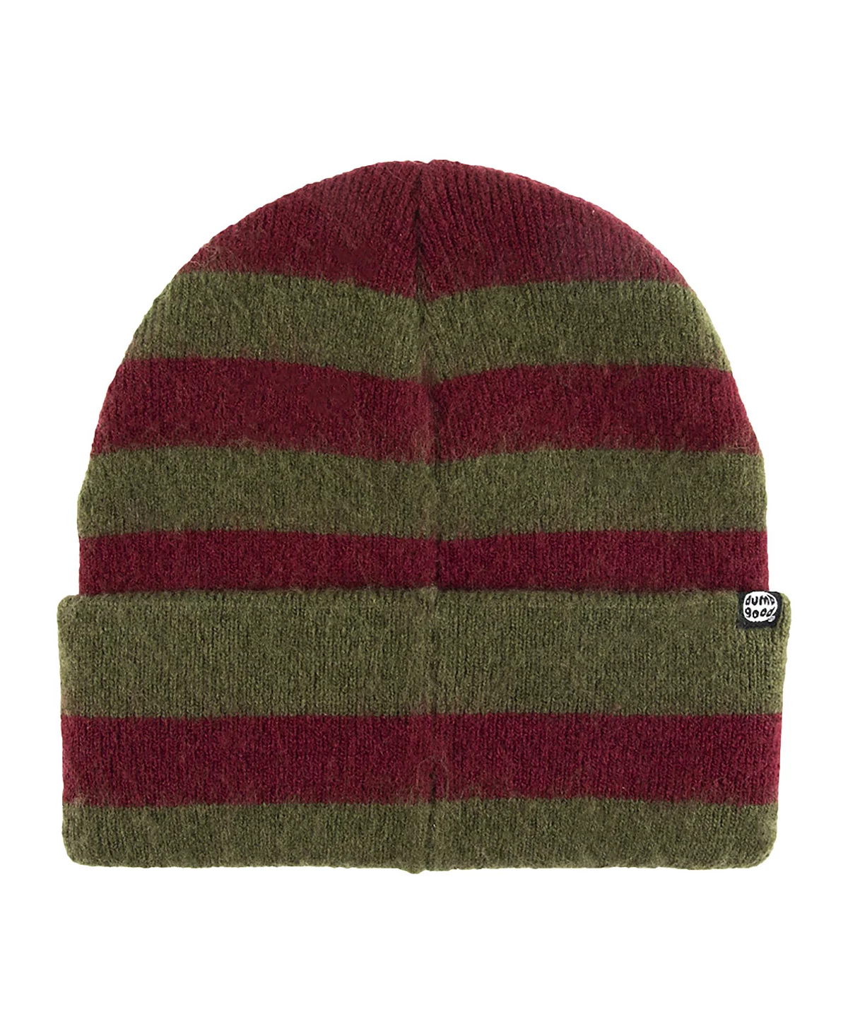 Мужская полосатая вязаная шапочка с манжетами из мохеровой пряжи в стиле Фредди Крюгера 