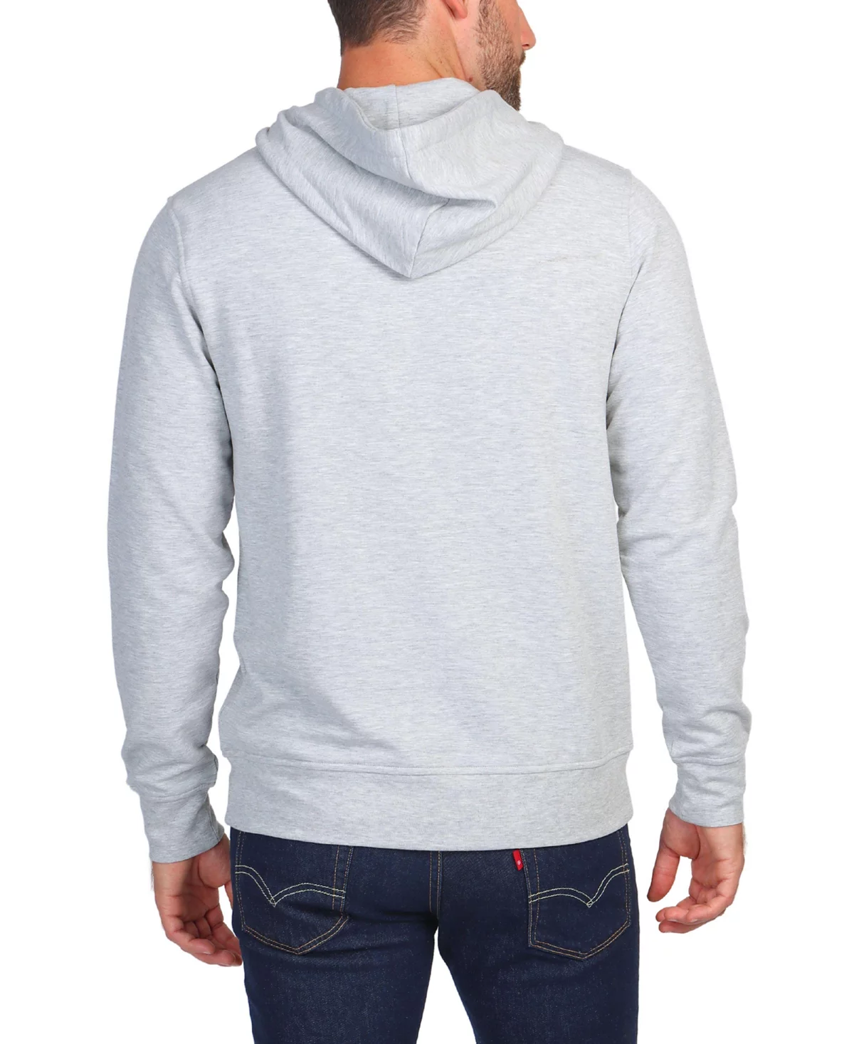 Мужской флисовый пуловер с капюшоном из замши от Tailorbyrd 6690₽