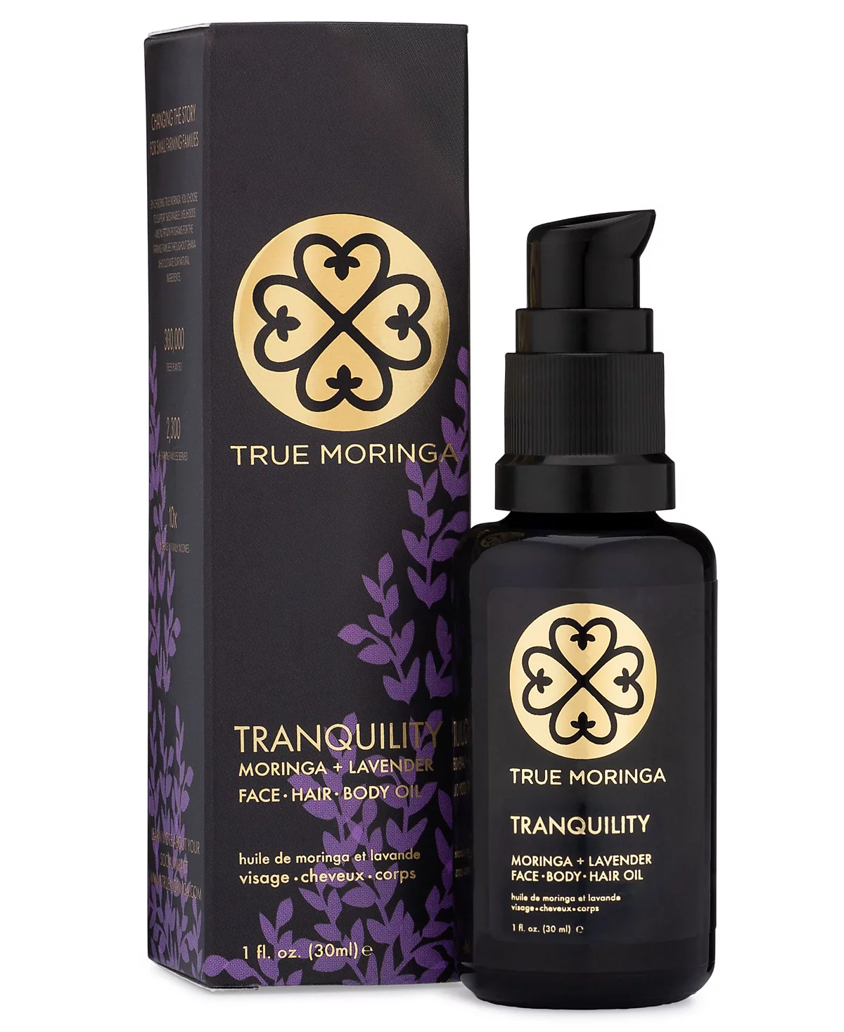 True Moringa Moringa - Lavender Facial Oil, 1 oz.