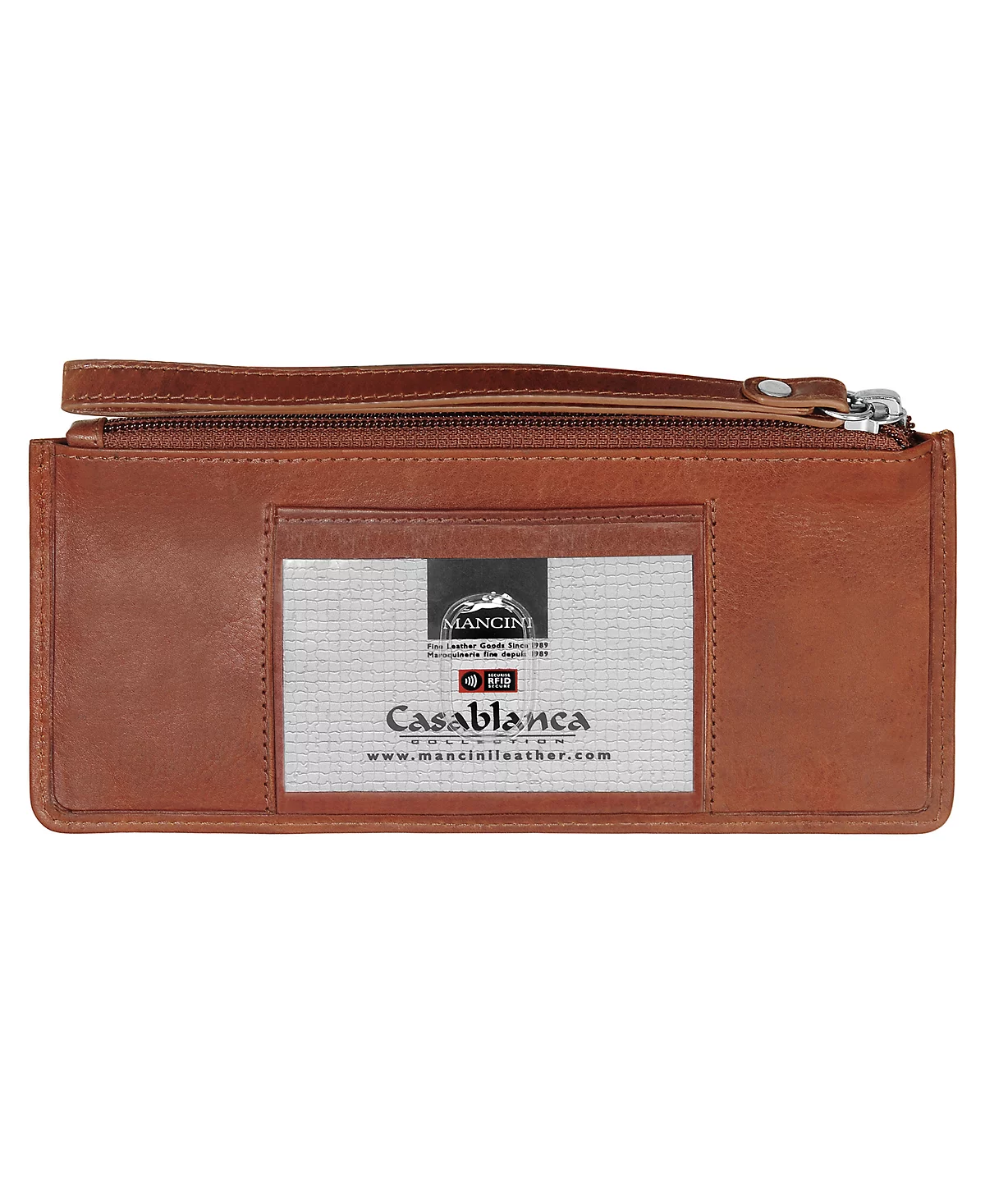 Mancini Casablanca Collection RFID Secure Ladies Wristlet 6190₽