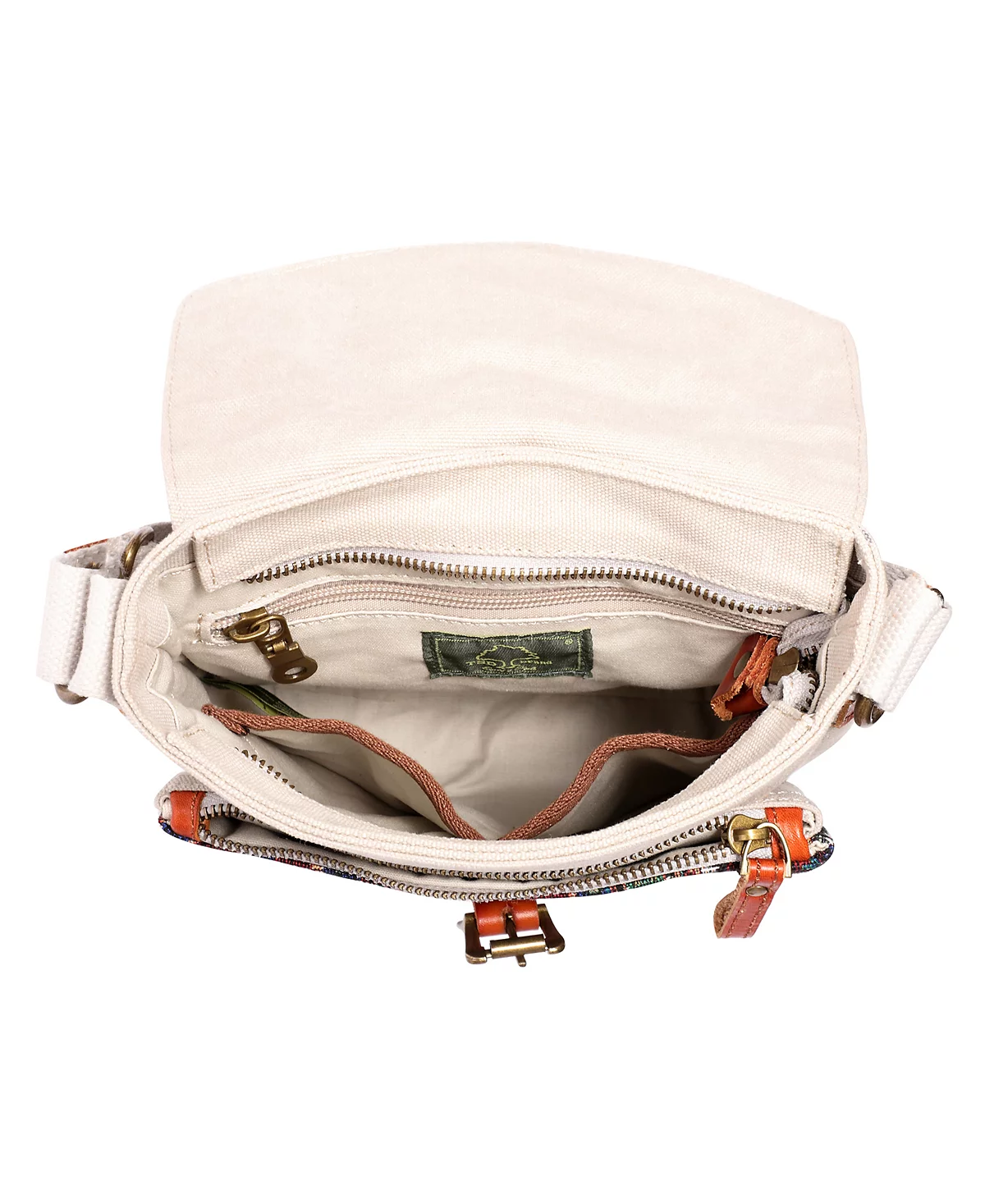 TSD Brand Four Season Canvas Crossbody Bag