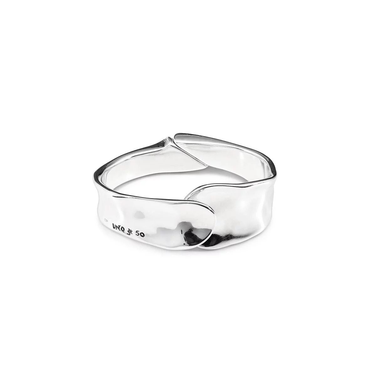 UNOde50 Rigid Sterling Silver Overlapping Waves Bracelet 29490₽