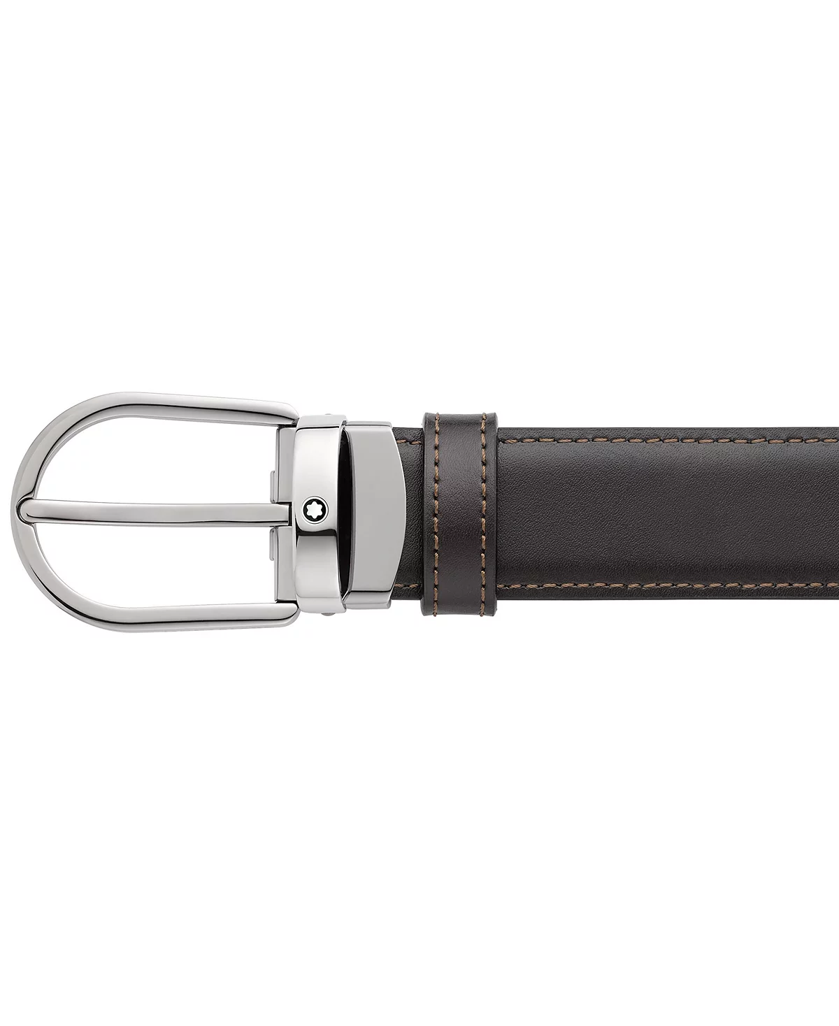 Montblanc Mens Horseshoe Reversible Leather Belt 81790₽